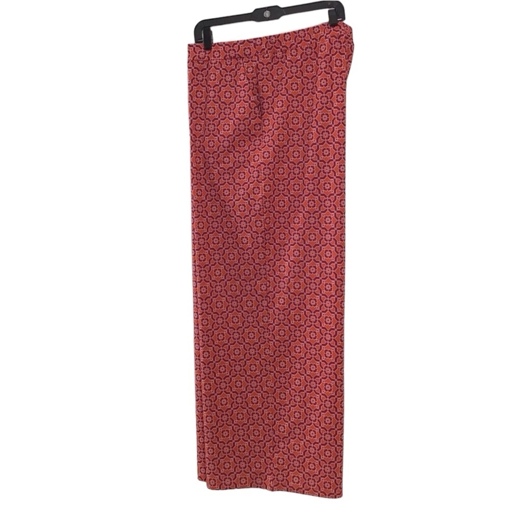 Ambernoon II Boho Palazzo Stretchy Wide Leg Pull On Pants Pockets Size XL NEW